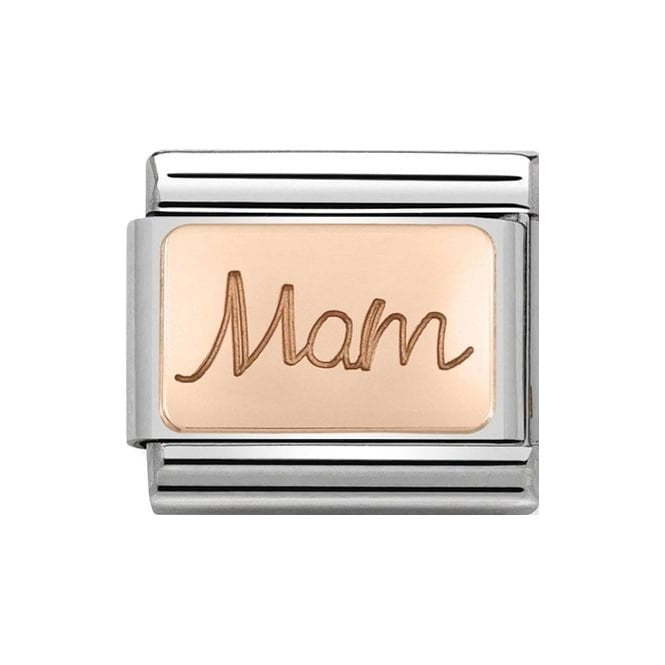 NOM ROSE GOLD MAM ENGRAVED PLATE