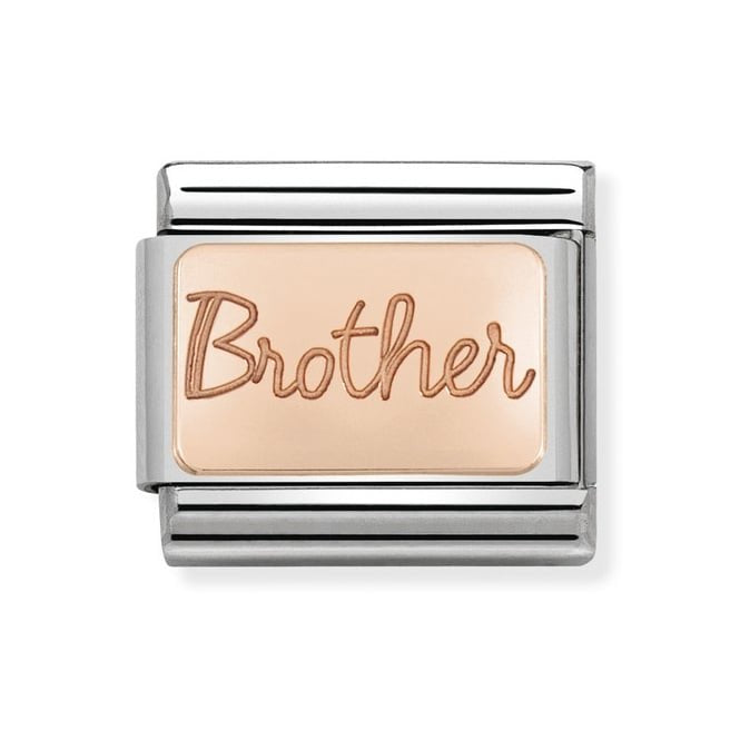 NOM 9 ROSE GOLD BROTHER PLATE