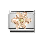 NOM ROSE GOLD DAFFODIL CZ WHT