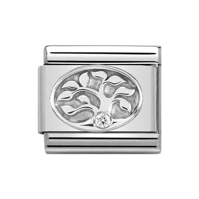 330311/10 NOM TREE OF LIFE CZ SILV SHINE