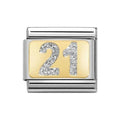 NOM 21 NUMBER TWENTY ONE - GLITTER PLATES