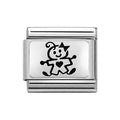 NOM SILV SH BABY GIRL CHARM - OXYDISED