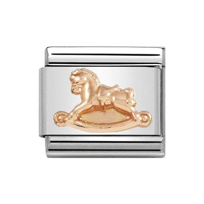 NOM ROSE GOLD ROCKING HORSE - RELIEF SYMBOLS