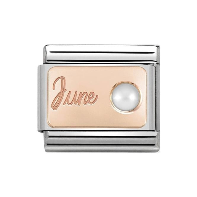 NOM ROSE GOLD JUNE PEARL - STONE OF MONTH