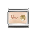NOM ROSE GOLD NOV CITRINE - NOV STONE MONTH