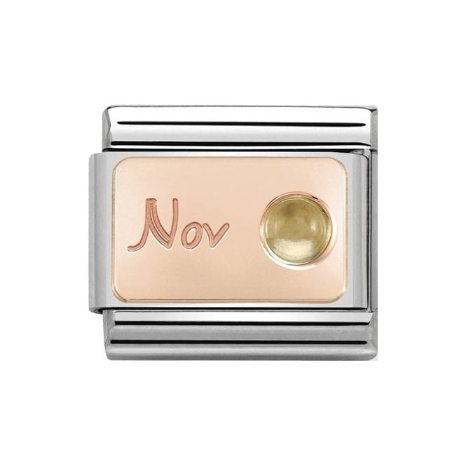 NOM ROSE GOLD NOV CITRINE - NOV STONE MONTH