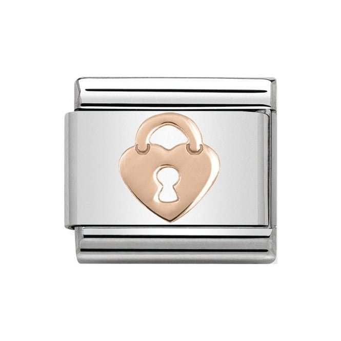 NOM ROSE GOLD HEART LOCK