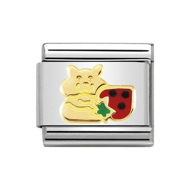 NOM HAMSTER STRAWBERRY ENAMEL - SYMBOLS