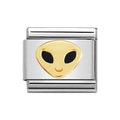 NOM BLK ALIEN HEAD ENAMEL - SYMBOLS