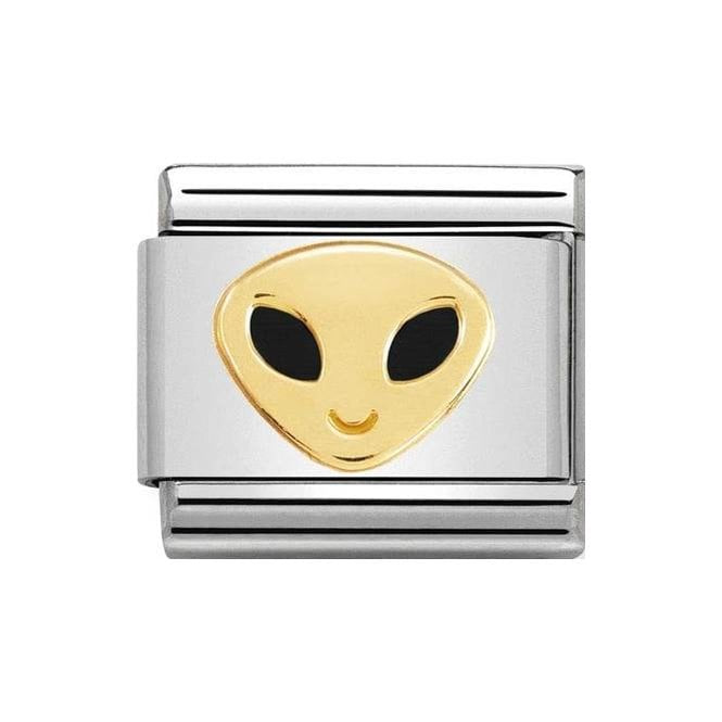 NOM BLK ALIEN HEAD ENAMEL - SYMBOLS