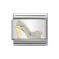 NOM SHOE SILVER - GLITTER SYMBOLS