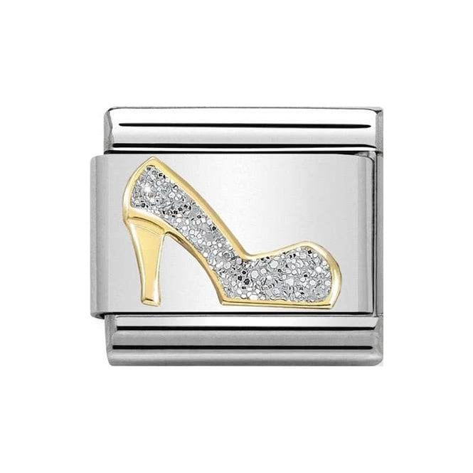 NOM SHOE SILVER - GLITTER SYMBOLS
