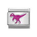 NOM PINK DINOSAUR SILV SHINE - SYMBOLS