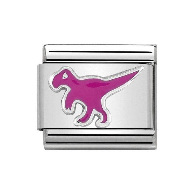 NOM PINK DINOSAUR SILV SHINE - SYMBOLS