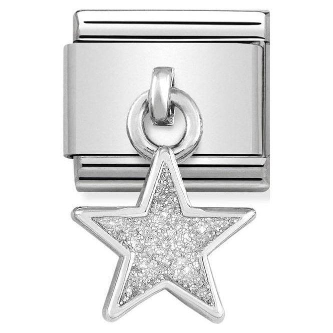 GLITTER STAR DANGLE CHARM