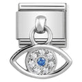 NOM CZ GREEK EYE DANGLE - CHARMS