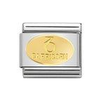 NOM CAPRICORN GOLD - ZODIAC OVAL