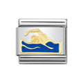 NOM ENAMEL SWIMMER BLUE CHARM - SPORTS