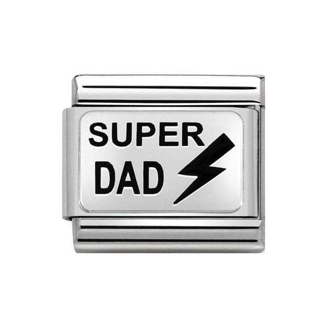 NOM SILV SH - SUPER DAD CHARM
