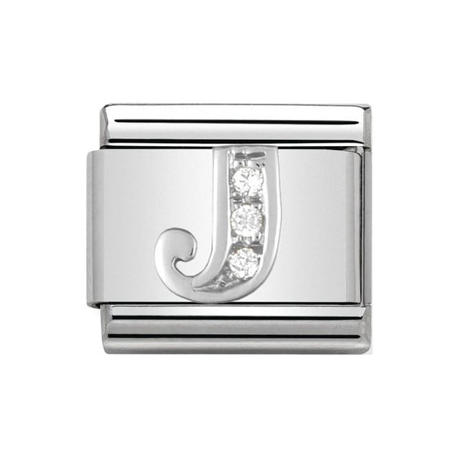 NOM J LETTER CZ SILV SHINE