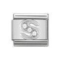 NOM S LETTER CZ SILV SHINE
