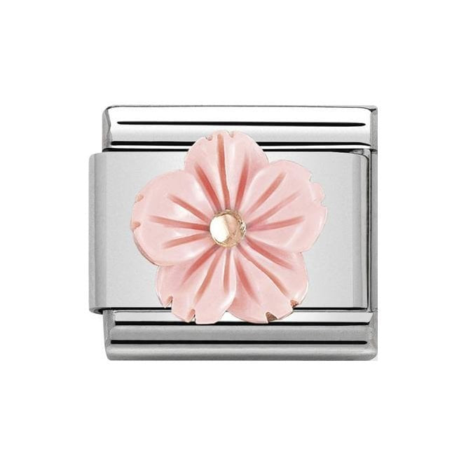NOM ROSE GOLD FLOWER IN ROSE CORAL