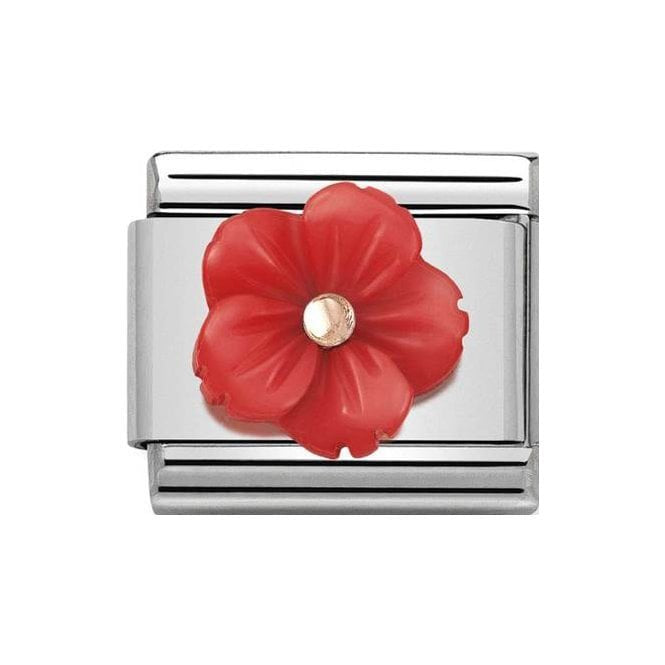 NOM ROSE GOLD FLOWER IN RED MOP