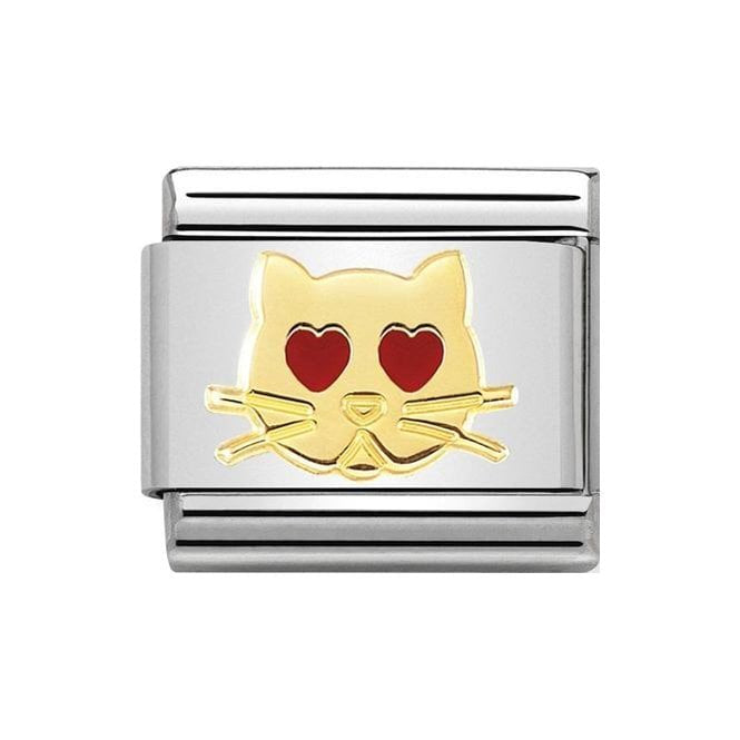 NOM CAT HEART EYES ENAMEL - SYMBOLS