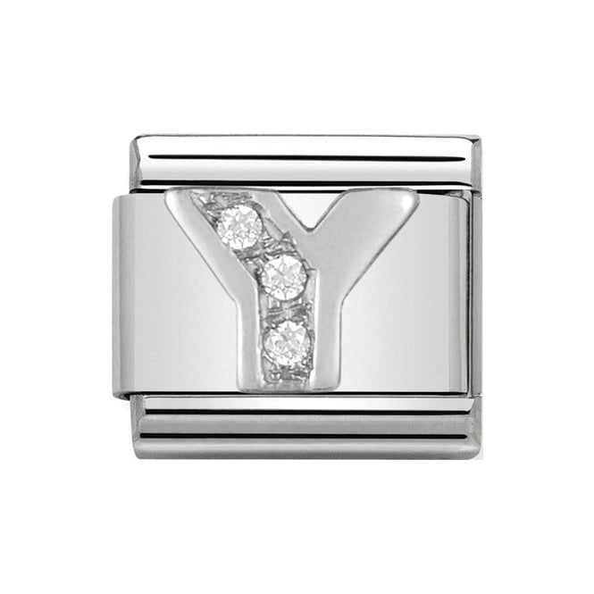 NOM Y LETTER CZ SILV SHINE