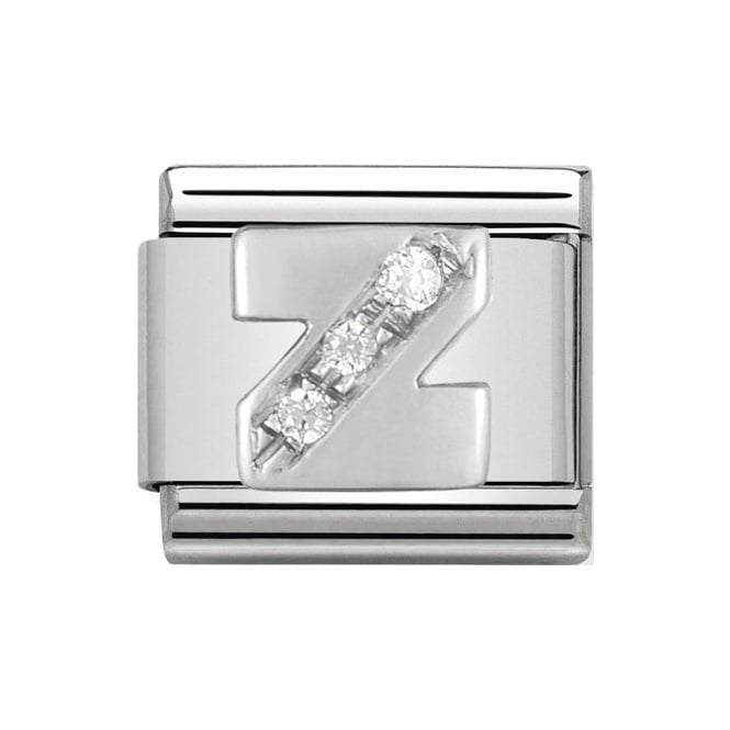 NOM Z LETTER CZ SILV SHINE