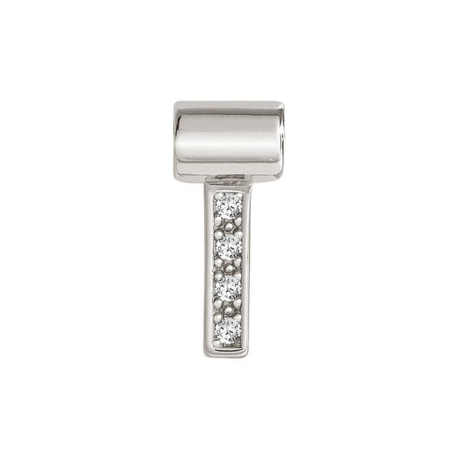 NOM SEIMIA I SILVER CZ LETTERS