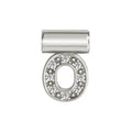 NOM SEIMIA O SILVER CZ LETTERS
