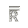 NOM SEIMIA R SILVER CZ LETTERS