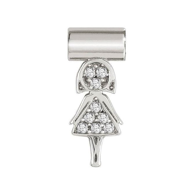 NOM SEIMIA SILVER CZ MUM SYMBOLS