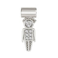 NOM SEIMIA SILVER CZ DAD SYMBOLS