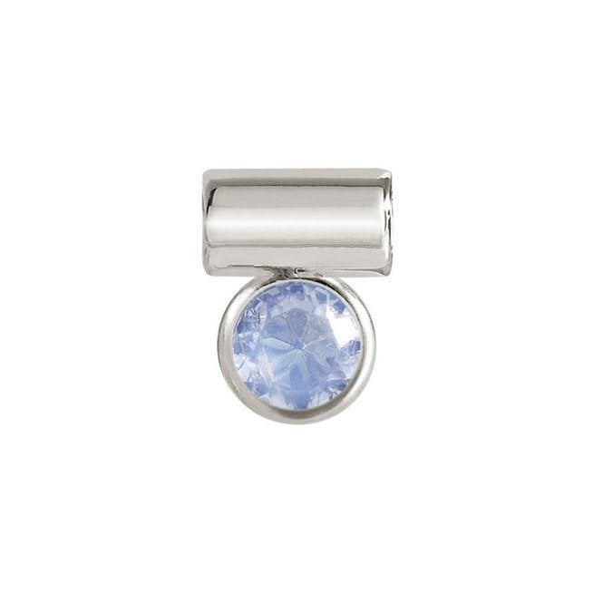 NOM SEIMIA SILVER LIGHT BLUE CZ STONE