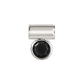 NOM SEIMIA SILVER RND BLK CZ STONE