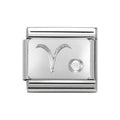 NOM ARIES ZODIAC CZ SILV SHINE