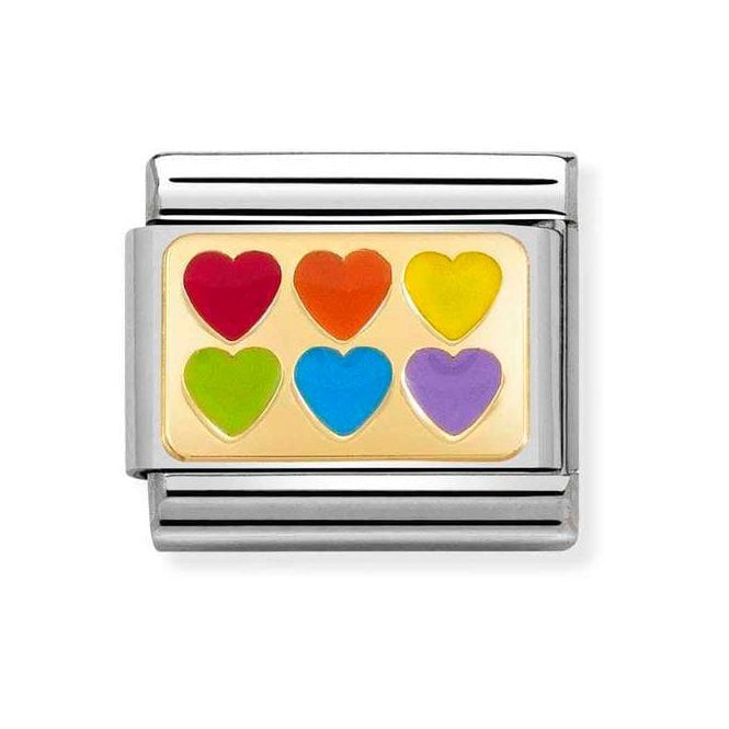 NOM RAINBOW HEARTS - PLATES