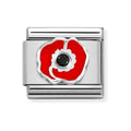 NOM CZ RED POPPY SILV SHINE