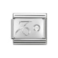 NOM CAPRICORN ZODIAC CZ SILV SHINE