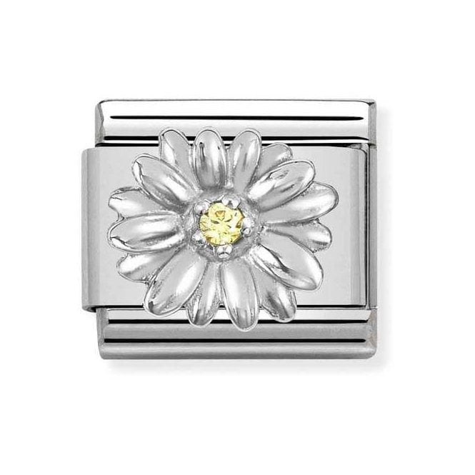 NOM DAISY YELLOW CZ SILV SHINE