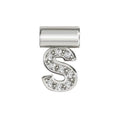 NOM SEIMIA S SILVER CZ LETTERS