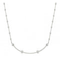 NOM SEIMIA SILVER RIGID BEAD NECKLACE