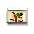 030287/03 NOM SKIER ENAMEL - SPORTS