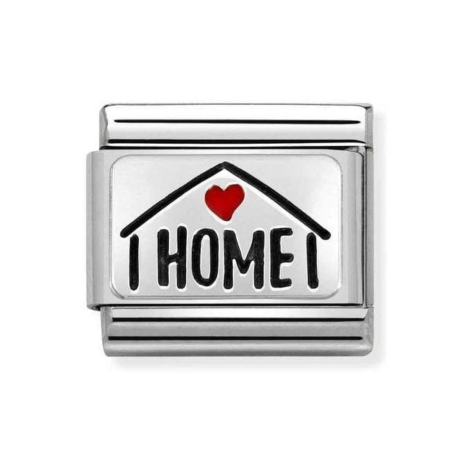 NOM SILV HOME WITH HEART - PLTE SYMBOL