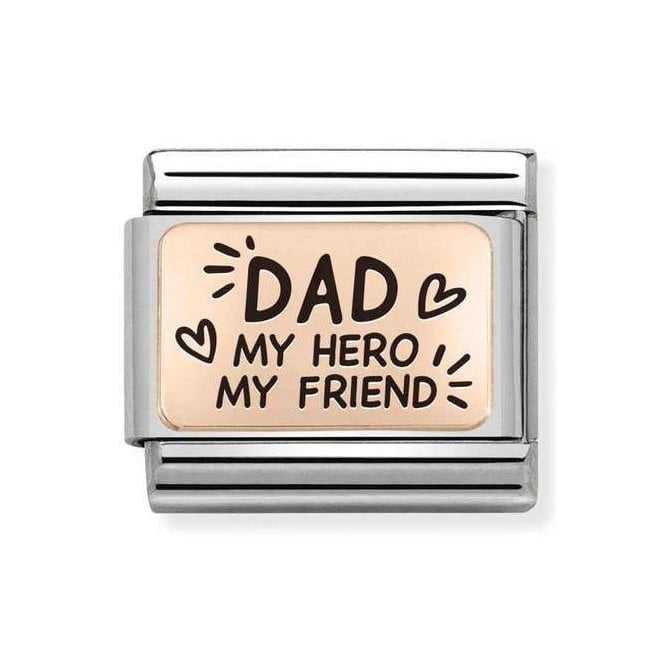 NOM DAD MY HERO MY FRIEND ROSE - PLATES