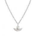 NOM SILV WINGED HEART CZ SWEETROCK NLET