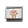 NOM ROSE GOLD CZ SNOWFLAKE