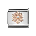 NOM ROSE GOLD CZ SNOWFLAKE